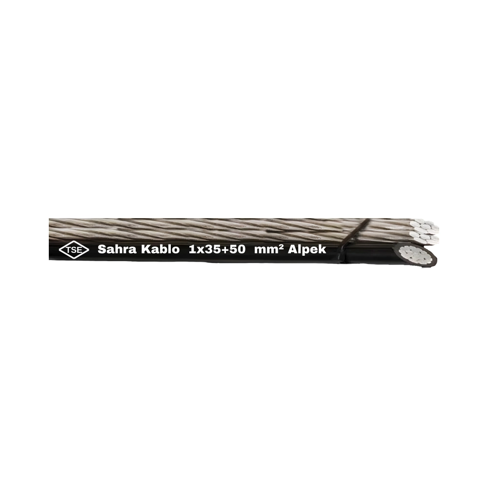 Sahra 1x35+50mm Alpek Havai Hat Kablosu-1m - 1