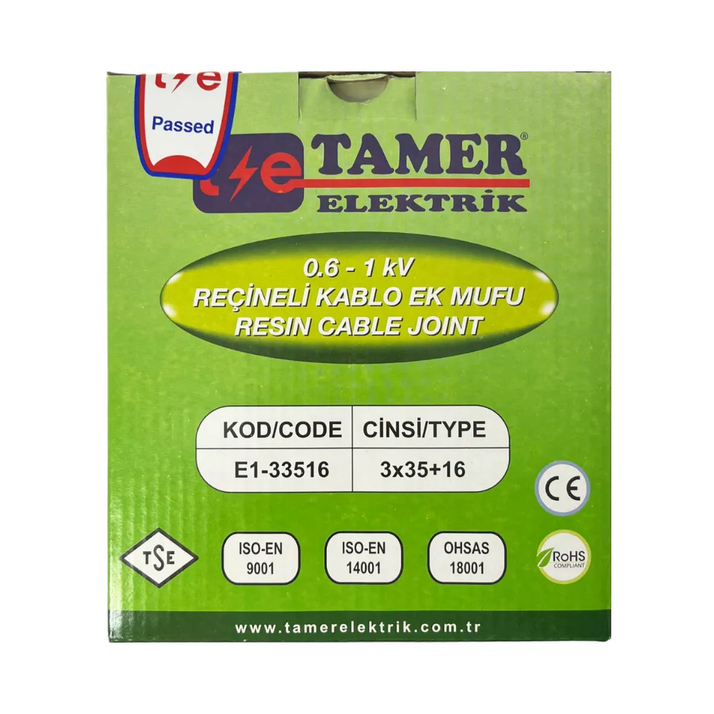 Tamer 3x35+16 Reçineli Ek Muf - 2