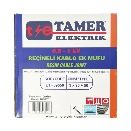 Tamer 3x95+50 Reçineli Ek Muf - 2