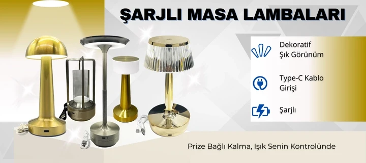 Şarjlı Masa Lambaları
