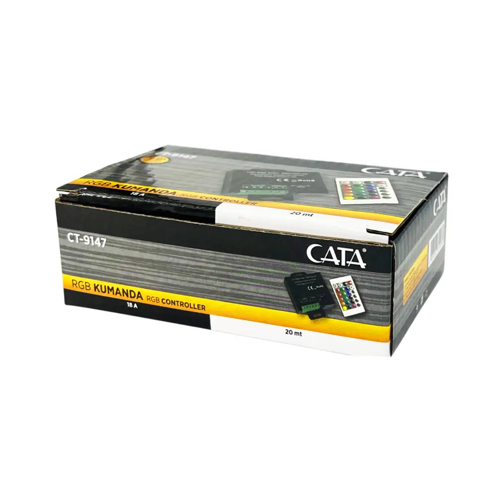 Cata 18A RGB Şerit Led Kumanda ve Kontrol Modülatörü CT-9147 - 2