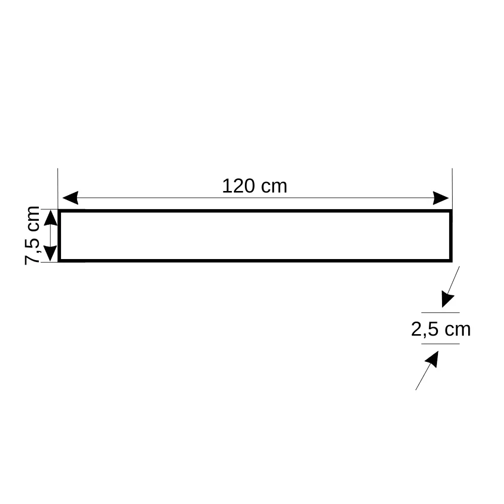 Cata 40W Led Bant Armatürü 120cm (Beyaz) CT-2475B - 3