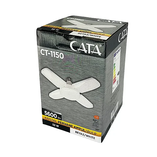 Cata 52W Kristal Pervane Ampul E27 Duy 6500K (Beyaz) CT-1150B - 4