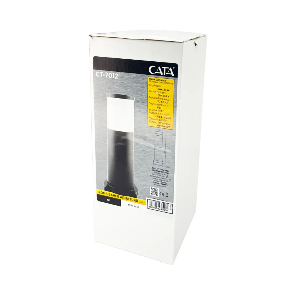 Cata Bahçe Armatürü E-27 Duylu CT-7012 - 4