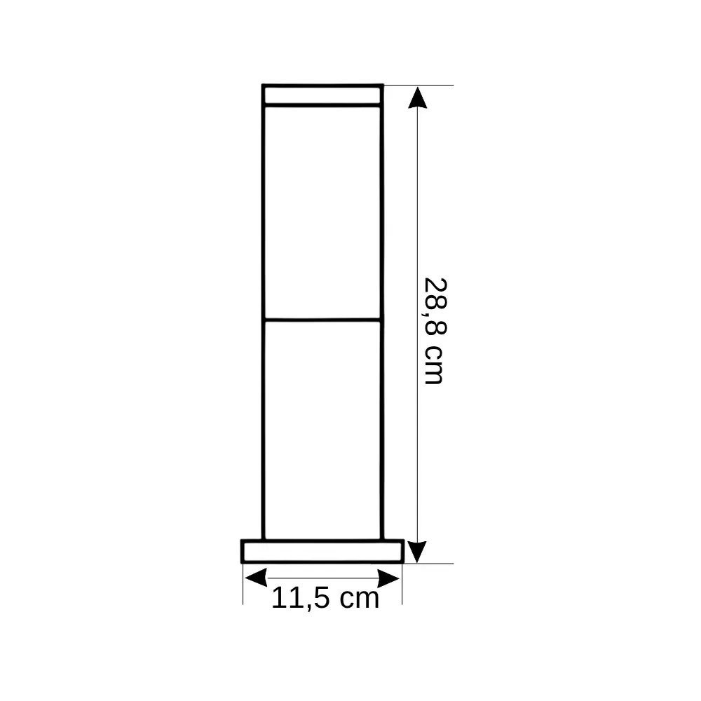 Cata Bahçe Armatürü E-27 Duylu CT-7012 - 3