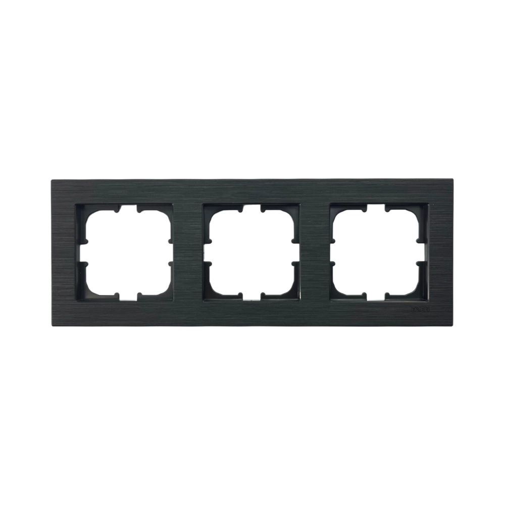 Exen Comfort Üçlü Çerçeve Space Black - 1