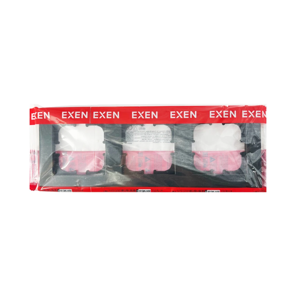 Exen Karell Üçlü Yatay Çerçeve Siyah - 2