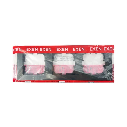Exen Karell Üçlü Yatay Çerçeve Siyah - 2