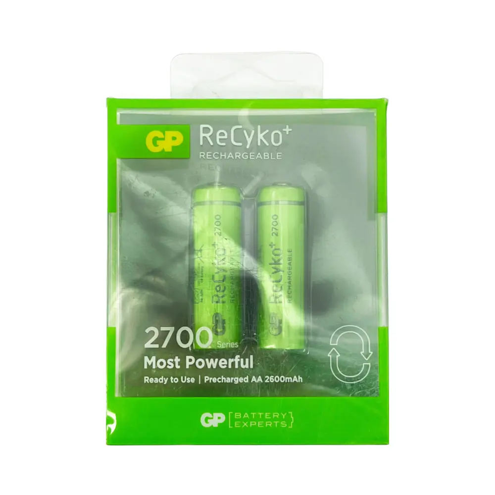 Gp Recyko 2700 mAh Şarjlı AAA İnce Pil (2'li Paket) - 2