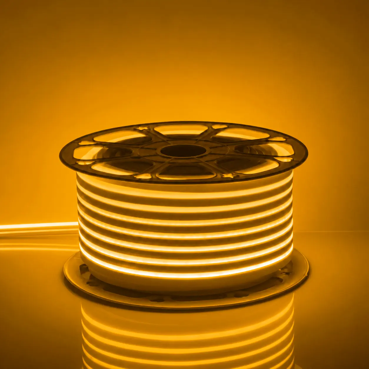 Horoz 220V Dış Mekan Neon Led-50m (Amber) - 1