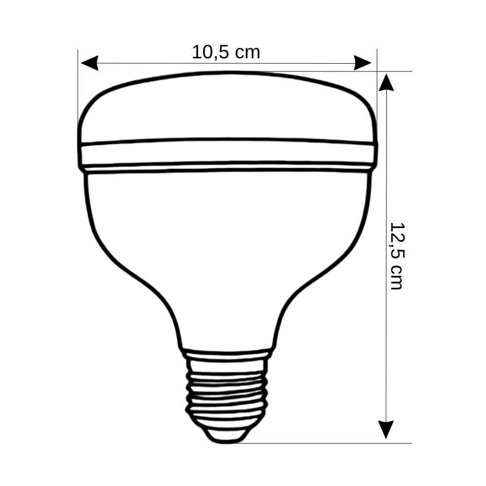 Horoz 30W Torch Kristal Camlı T-Bulb Led Ampul E27 Duy 2700K (Günışığı) - 3