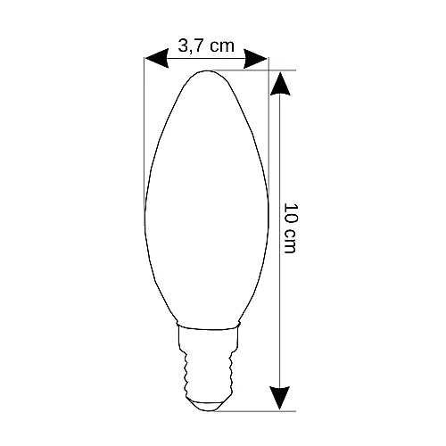 Horoz Ultra-8 8W Led Buji Ampul E14 Duy 6400K (Beyaz) - 2