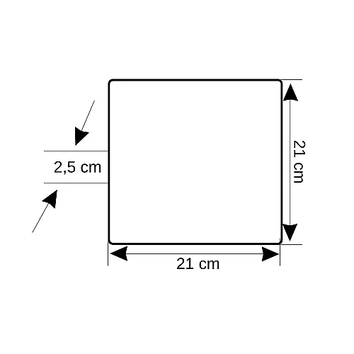 K2 18W Sıvaüstü Kare Panel Led Armatür Siyah Kasa 3000K(Günışığı) - 4