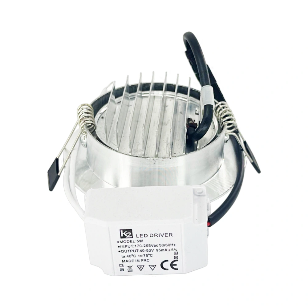 K2 5W Krom Kasa Cob Led Armatür 6500K (Beyaz) KSL240 - 2