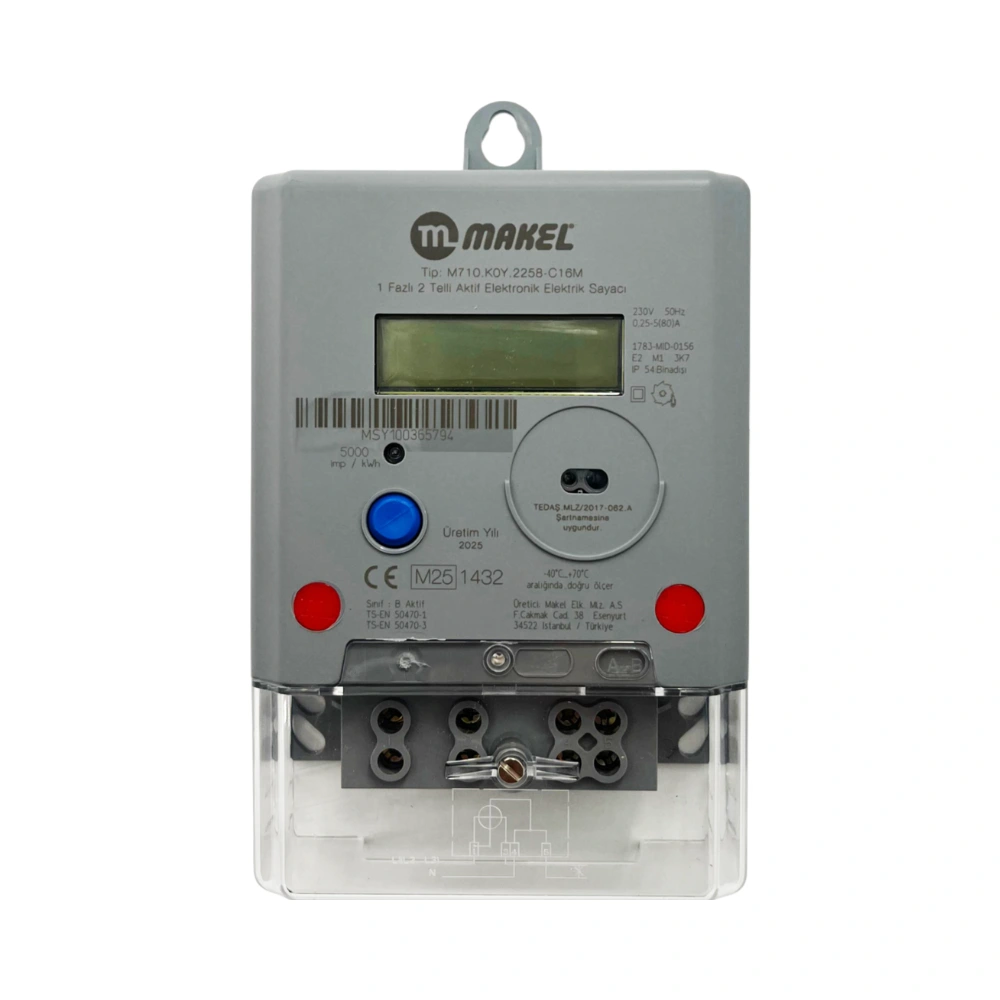 Makel Monofaze Digital Elektrik Sayacı - 1