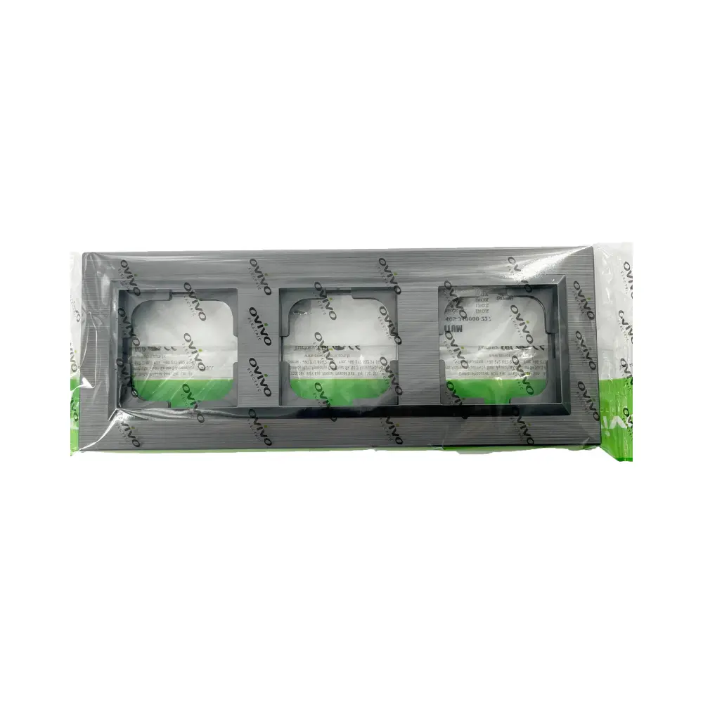 Ovivo Quantum 3'lü Çerçeve İnox - 2