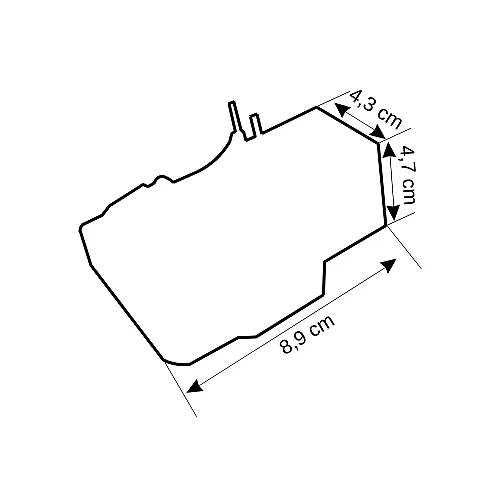 Siemens 0,16-0,25A Geçmeli Tip Termik Röle 3UA5000-0C Boy:0 - 3