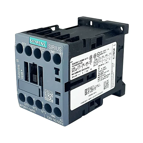 Siemens 12A 5,5 kW Güç Kontaktörü 1N0 3RT2017-1AP01 - 2