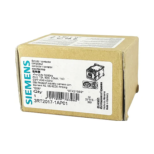 Siemens 12A 5,5 kW Güç Kontaktörü 1N0 3RT2017-1AP01 - 4