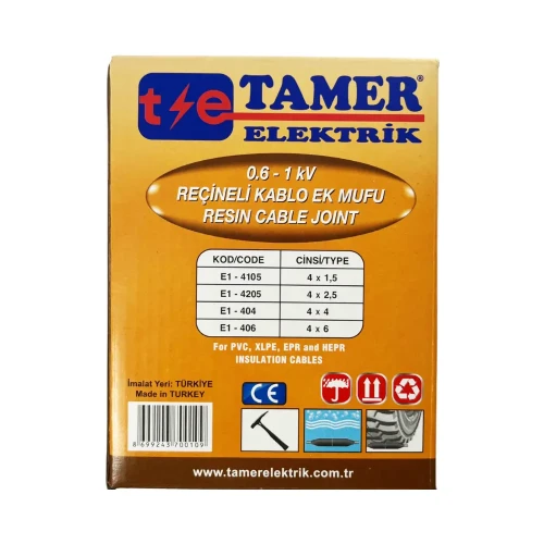 Tamer 4x4-4x6 Reçineli Ek Muf - 2