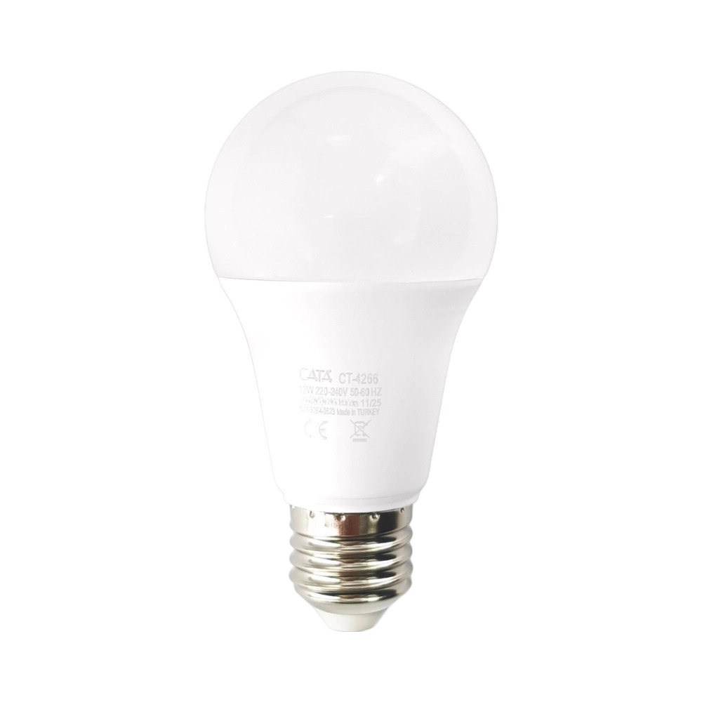 Cata 12W Led Ampul E-27 Duy 6500K (Beyaz) CT-4266B - 1
