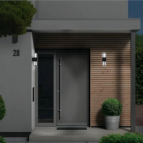 Zita Galata Çiftli Kafesli Duvar Aplik E27 Duy Siyah 274K - 3