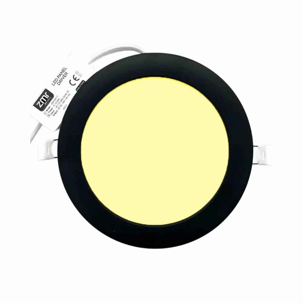Zmr 12W Siyah Kasa Sıvaaltı Panel Led Armatür 3000K (Günışığı) ZMR-204 - 1