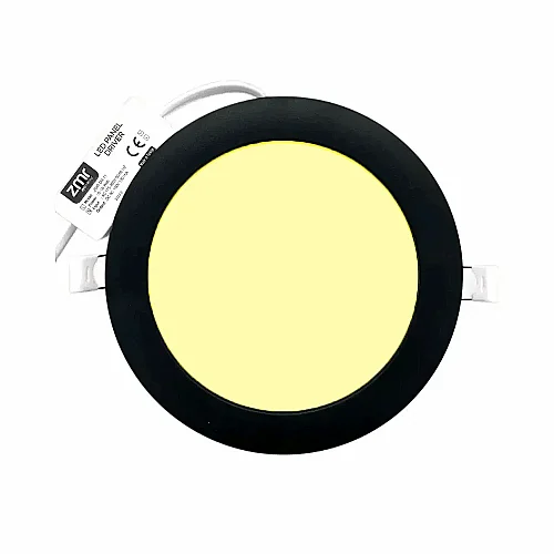 Zmr 12W Siyah Kasa Sıvaaltı Panel Led Armatür 3000K (Günışığı) ZMR-204 - Zmr