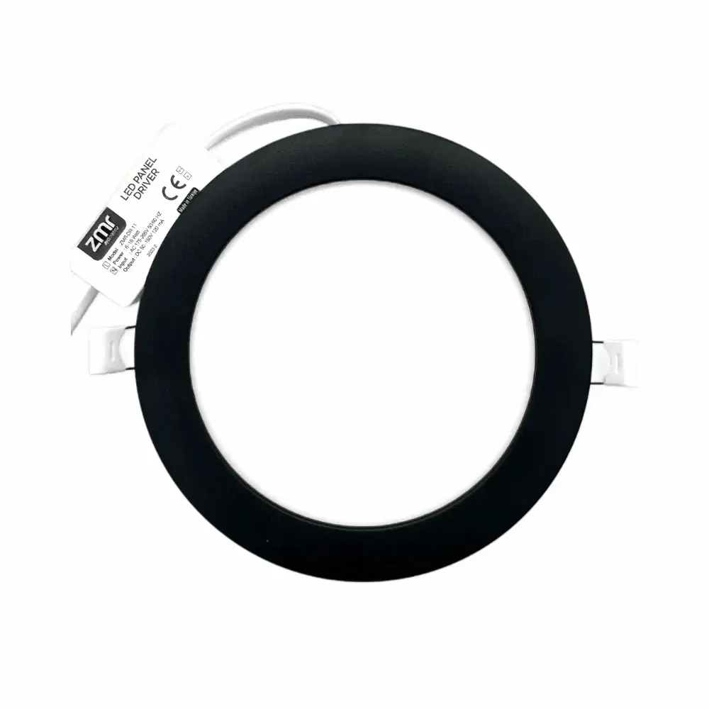 Zmr 12W Siyah Kasa Sıvaaltı Panel Led Armatür 3000K (Günışığı) ZMR-204 - 2