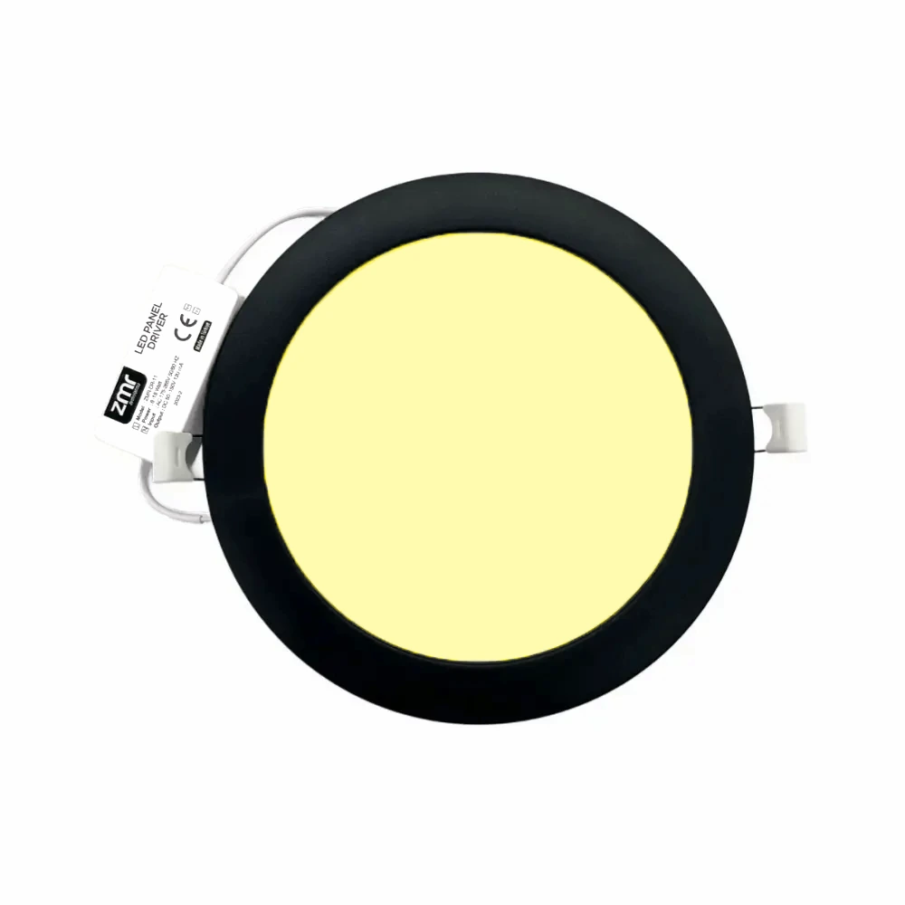 Zmr 15W Siyah Kasa Sıvaaltı Panel Led Armatür 3000K (Günışığı) ZMR-205 - 1