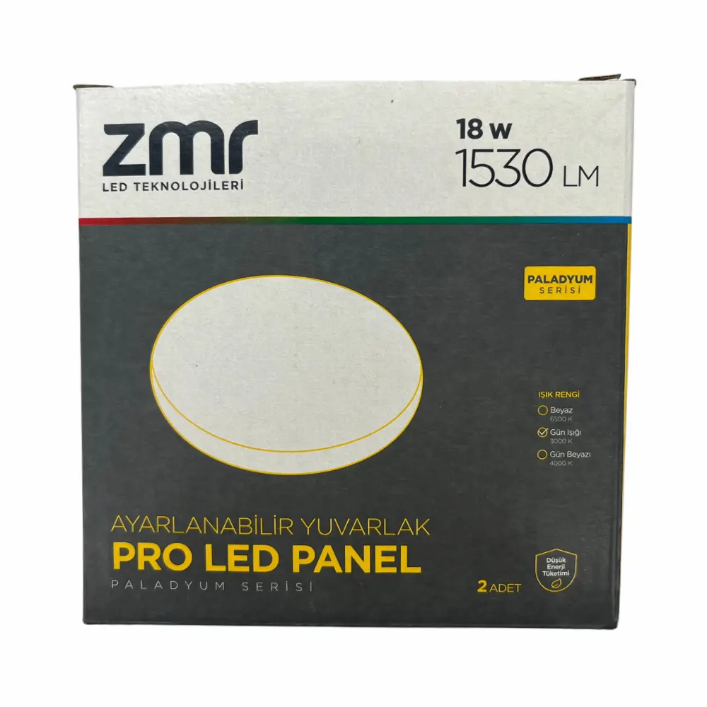 Zmr 18W Ayarlanabilir Sıvaaltı Panel Led Armatür 3000K (Günışığı) ZMR-225 - 5