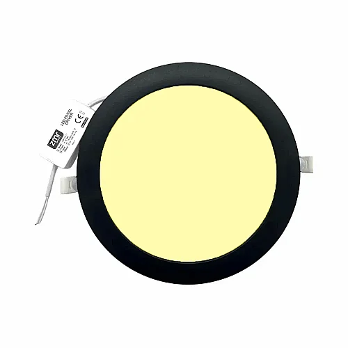 Zmr 18W Siyah Kasa Sıvaaltı Panel Led Armatür 3000K (Günışığı) ZMR-206 - Zmr