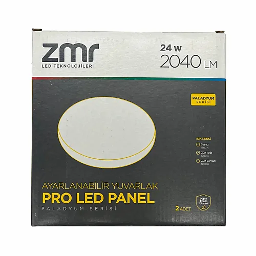 Zmr 24W Ayarlanabilir Sıvaaltı Panel Led Armatür 3000K (Günışığı) ZMR-226 - 5
