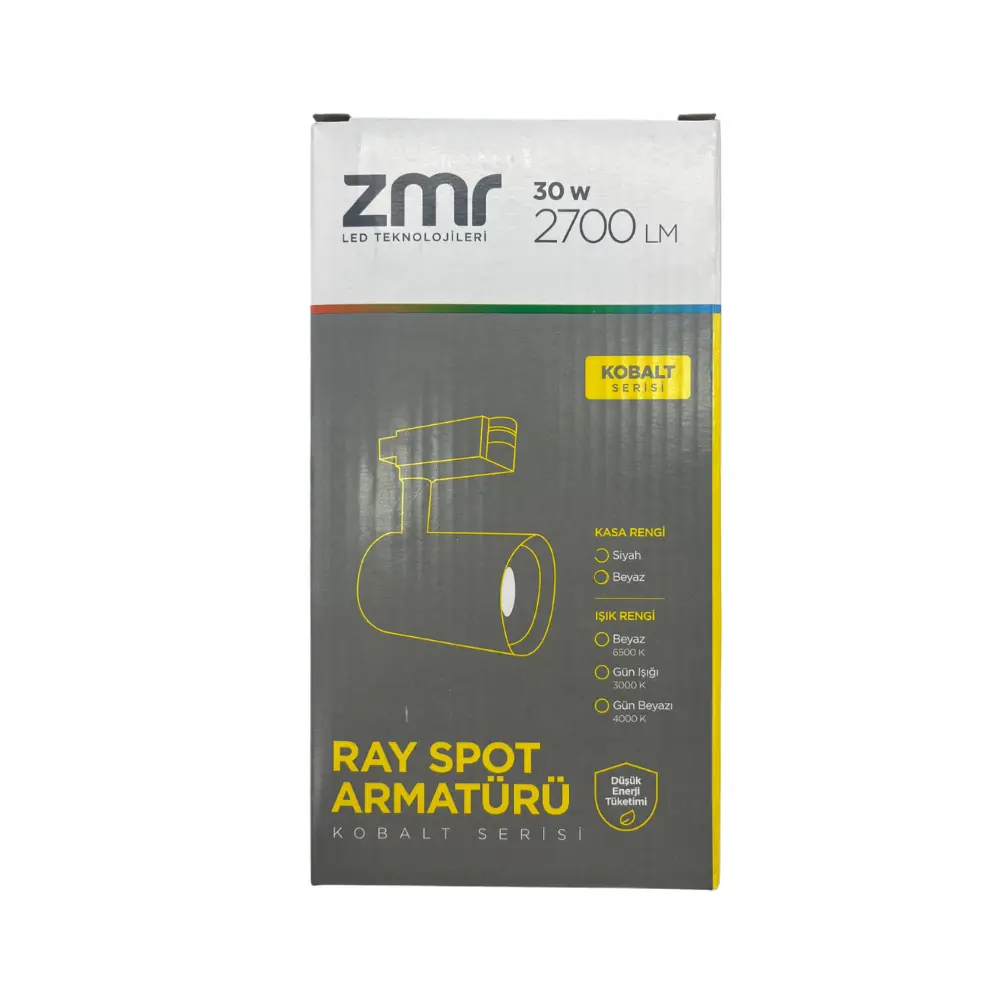Zmr 30W Alin Ray Spot Beyaz Kasa 6500K (Beyaz) ZMR-209 - 3