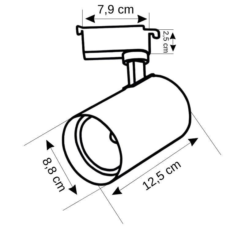 Zmr 30W Alin Ray Spot Beyaz Kasa 6500K (Beyaz) ZMR-209 - 2