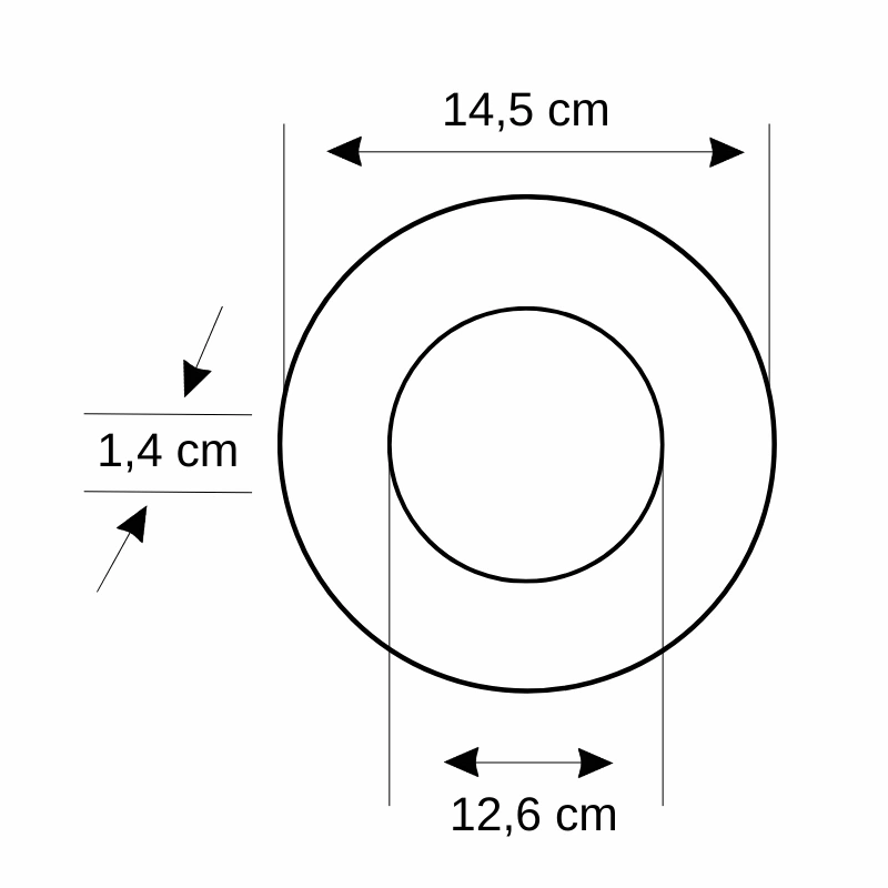 Zmr 9W Sıvaaltı Panel Led Armatür 3000K (Günışığı) ZMR-203 - 4